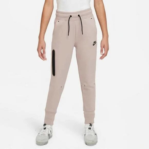 Nike Sportswear Women's Tech Fleece Joggers Diffused Taupe Black plus XXL NEW!!‎ - Picture 1 of 13